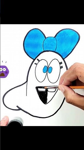 Aprende a Dibujar y Colorear con tempera a Oruga de Pocoyó | DIBUJOS para niños | Pocoyó #Shorts