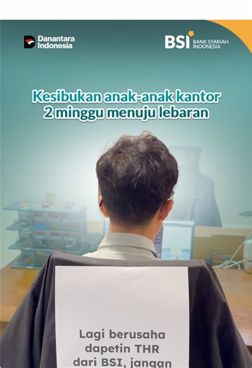 Menuju lebaran, ada aja yang dipersiapkan demi THR yang didamba-dambakan~ Salah satunya, ya lewat Langkah Emas Raih Kemenangan 30 Days Challenge! Karena kamu bisa dapet THR dari BSI, yaitu saldo BSI Emas senilai 8 gram GRATIS buat 8 orang pemenang! Mekanisme lengkapnya, cek di Instagram @BankSyariahIndonesia yaa~ —— Bank Syariah Indonesia berizin dan diawasi oleh Otoritas Jasa Keuangan dan Bank Indonesia, serta merupakan peserta penjamin LPS. #LangkahEmasRaihKemenangan #LangkahEMAS #BSIEmas #BYO