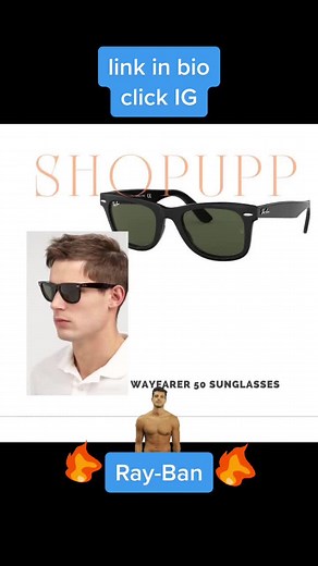 Ray-Ban RB Wayfarer 50 Shades Sunglasses for Men - Polarized and Stylish