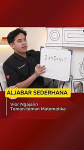 9.6K views · 117 reactions | Ketika vior mengajari Jerome Polin. #matematika #matematikagampang #tranding #matematikamudah #trandingviral #fyp #fbpro #pemula #kontenkreator | Jefrino Manullang | Facebook