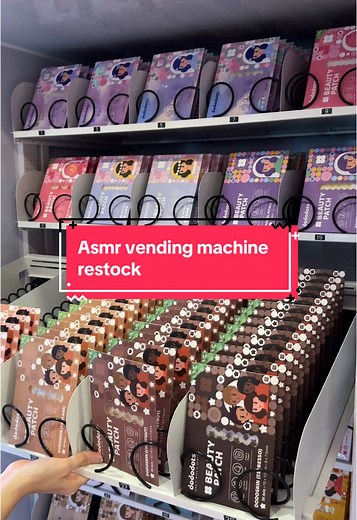 ASMR Vending Machine Restock: A Satisfying Experience