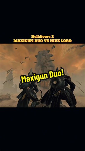 Helldivers, Hive Lords are no fan of the Maxigun, but we are! 🫡 @Nick’s Game Clips #helldivers2 #gamingontiktok #helldivers2gameplay #helldivers2game #helldivers2clips