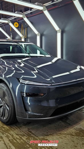 Our team installed XPEL Paint Protection Film on the Full Front End & Lower Doors of our clients 2026 Tesla Model Y for seamless coverage and defense against rock chips and road debris. We also added extra PPF on the rear impact areas for even more protection where it counts most! . Now this Tesla Model Y is ready to hit the road — fully protected, sleek, and shining! . #TeslaModelY #XPEL #PaintProtectionFilm #PPF #TeslaProtection #metrovancouver #modely | Speed Projects Laboratory