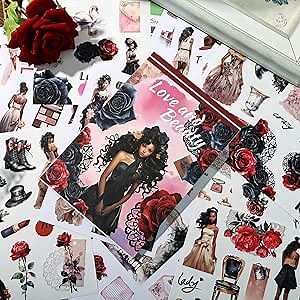 Amazon.com: Auguro Scrapbooking Stickers Book with 200 Sticker A5 Size People Stickers Book for journaling Pre-Cut journaling Sticker Scrapbook Supplies : Arts, Crafts & Sewing