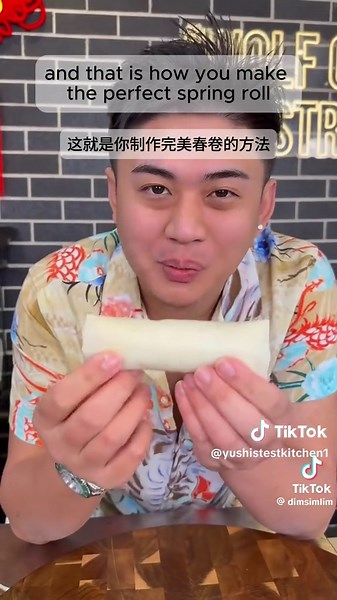 Attempting to make dimsimlim's spring rolls #Foodie #recipe #springrolls #foodreview #viral