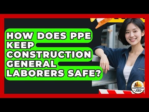 How Does PPE Keep Construction General Laborers Safe? - Construction Jobs