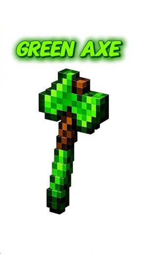 Minecraft Amazing Recipes You Didn’t Know! 🤯🔥I craft Green Axe #shorts #youtubeshorts