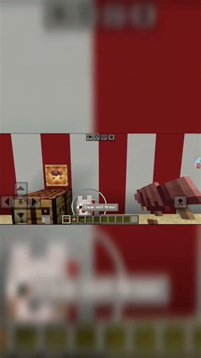 How to make wolf armour in minecraft | pocket edition and Java edition