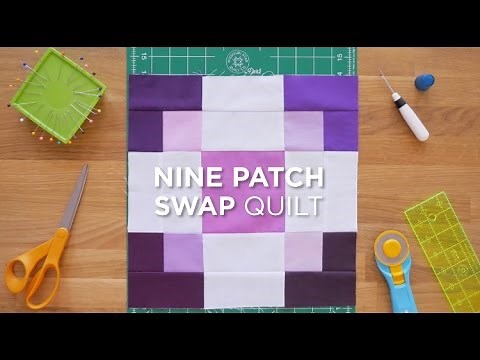Quilt Snips Mini Tutorial - Nine Patch Swap