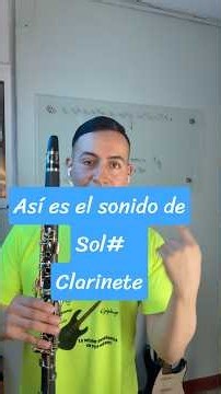 🎶How to play G sharp on the clarinet #clarinet #music #clarinetnotes