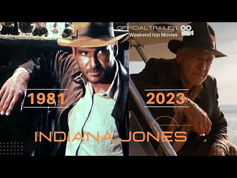 Indiana Jones All Movies Trailers 1981-2023 Compilation