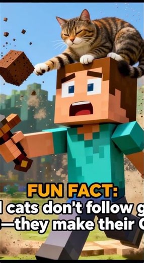 Cartoon Noob vs REAL CAT 😹#minecraft #roblox #noob #funfacts #kidfriendly #shorts