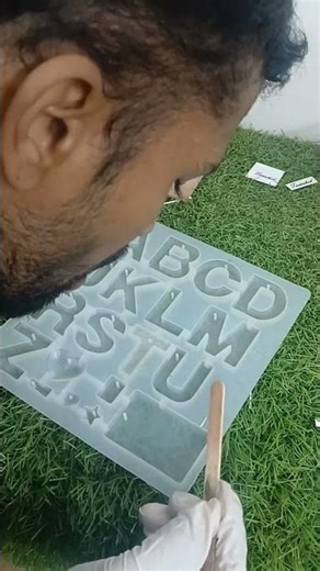 Custom Photo Resin Keychain Making | Aesthetic Resin Art