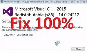 Error 0x80240017 Microsoft Visual C   2015 Redistributable Fix!