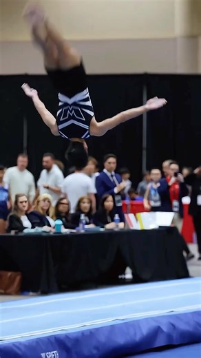 Kaden throwing huge skills with crazy twisting speed 🔥 #Tumbling #Gymnastics #fyp #viral