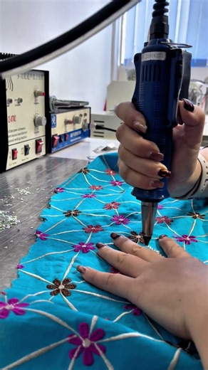 Ultrasonic rhinestone machine real test | Suitable for leather/fabric/plastic
