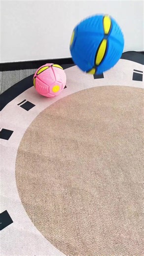 Press the ball and it will bounce up, it's fun