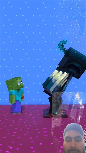 I Tested Warden x Zombie Become Buff Herobrine and Got SHOCKING Results #shorts #mikecrab #viral