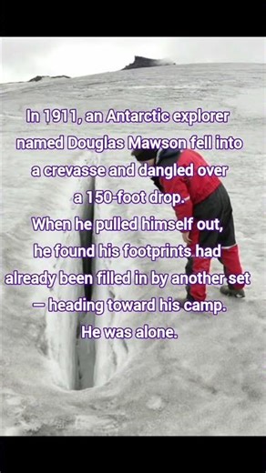 He fell into a crevasse in Antarctica #historicalmyths #unsolvedmystery