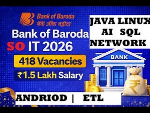 BOB IT Recruitment 2026 | Regular & Permanent | 418 Posts | High Salary