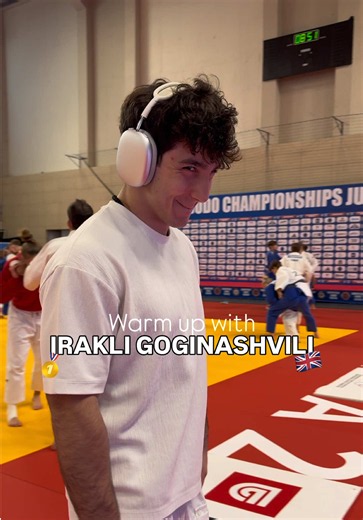 This is how the current -73kg junior European CHAMPION warm up 👀🥇 European Judo Championships Juniors | Podgorica 2026 🇲🇪 #EuropeanJudo #ECJuniors2026