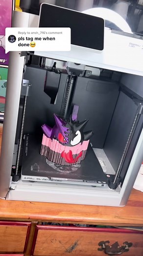 Venomized Gengar 3D Print - Amazing Results!