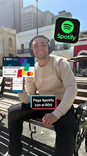 Paga tu Spotify fácilmente con el Banco de Venezuela