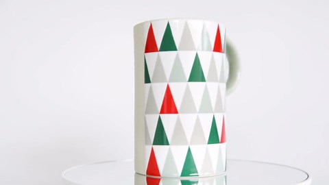 Starbucks 2017 Tall Triangles Art Deco Christmas Trees Mug 12 Oz - Etsy