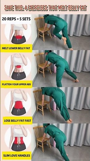 Burn BELLY FAT Quickly with These Simple Exercises