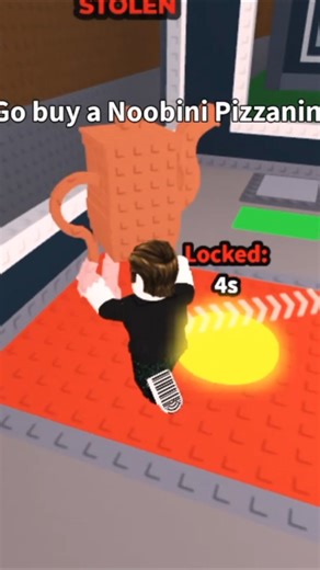 First time steel a Noobini 😼 #steelabrainrot #roblox