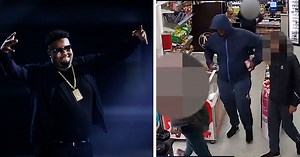 Här rånar Dree Low kiosken