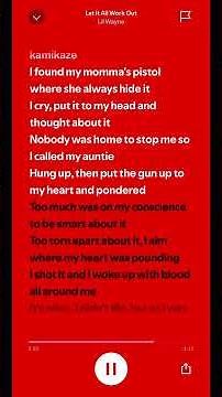 Let It All Work Out-Lil Wayne (lyrics)