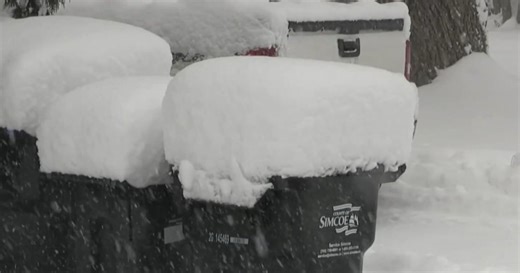 Simcoe County residents advised as snow warning comes into effect