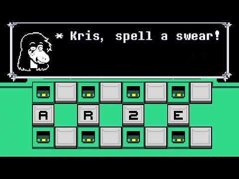 Can You SPELL a Swear Word in these Puzzles? [Deltarune chapter 2]