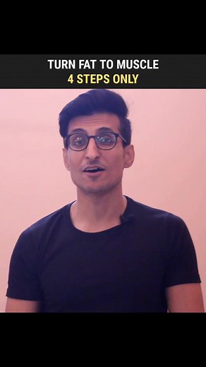 Turn Fat Into Muscle | #shorts 51 | fat to muscle | body composition | #short #shortvideo #shortsfeed #pehlehealthshorts #healthshorts #reels #healthreels #health #nutrition #food #fit #fitness #healthfirst #weightloss #musclegain #fatloss #healthmyths #fitnessbasics #healthbasics #nutritionbasics #fat #muscle | Manish Kapoor