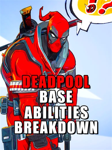 Here's how Deadpool's BASE abilities work. Do you think he will ever see the light of day in comp? I DON'T THINK SO! #marvelrivals #deadpool #marvelrivalsgameplay #marvelrivalsclips #abyscerate