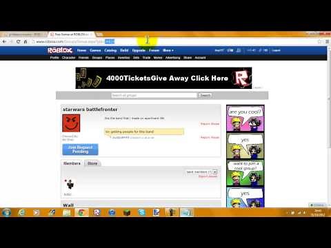 How to claim a free group on roblox