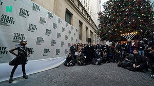 160K views · 228 reactions | In 2017, the Fearless Girl statue made her debut and garnered a lot of attention for embodying female empowerment. Now, she has moved to a permanent home in front of the New York Stock Exchange. | HuffPost Women | Facebook