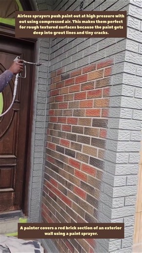 Upgrading Brick Walls with Light Grey Paint