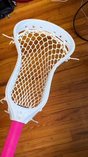 I have these @stringking Mark 2F heads on repeat with type 5S mesh. I use cross lace for the top string and sidewalls. It is strung to the outside. While we keep every face off head as an option the regular 2F is by far the fav of my draw guys. We are going with Type 5S this year due to its increased hold over Type 4F. #stringking #feelthedifference #stringing #stringer #lacrosse #lacrossestringing #lacrossehead