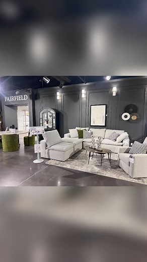 When I was in North Carolina for High Point Market, I stopped by Furnitureland South to check out my “Libby Zone” in the Fairfield Chair Company Gallery section of the store. Even though it was still in the works and not all of my pieces had arrived, it was so fun to see the way they were setting it up! Furnitureland South is the biggest furniture store in the world and I’m immensely proud my collection is sold there!! | Libby Langdon | Facebook