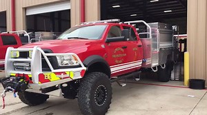 Sneak peek at three new lifted Dodge RAM 5500 Skeeter Step-Side brush trucks for the Limestone Fire Protection District in NE Oklahoma! More soon... | Skeeter Emergency Vehicles