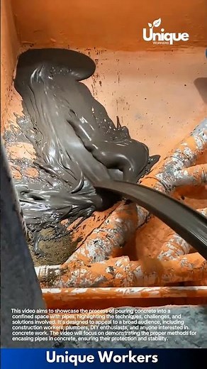 Pouring concrete around pipes: a tricky construction challenge