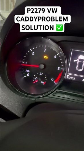 P2279 Problem solution. Hose of air intake manifold replacement. VW POLO