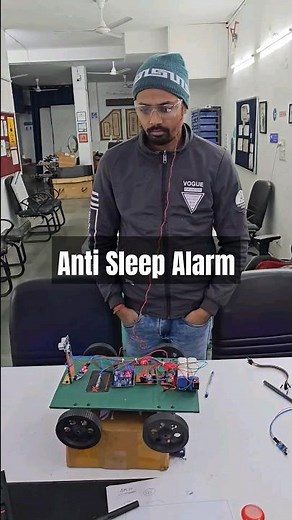 Anti Sleep Alarm for Driver safety #arduino #project #safety #robotics #trending