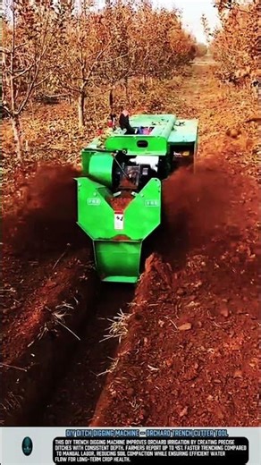 DIY Ditch Digging Machine – Orchard Trench Cutter Tool