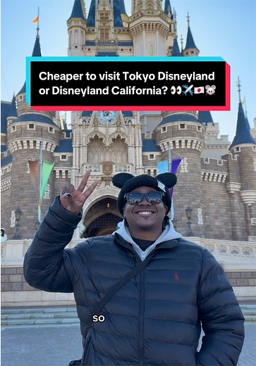 What do you think is a better deal, Tokyo Disneyland or Disneyland California? 👀🎡🎟️🏰 Here’s the cost breakdown: - Tokyo Disneyland & DisneySEA Park Hopper Ticket: $104 - Express Passes: $35 - Merch: $15 - Food & Drinks: $35-$45 - Transportation: $10 - Hotel: $60 Total ≈ $250 USD Let me know what you think in the comments ⬇️