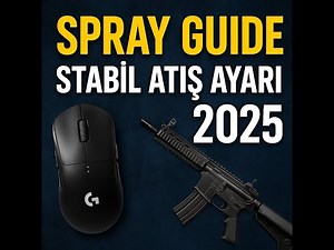 Logitech Spray Guide for PUBG | Stabil Atış Ayarı 2025