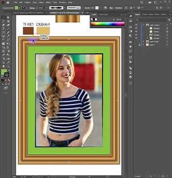 How to Create Photo Frame in Adobe Illustrator - Vector Tutorial