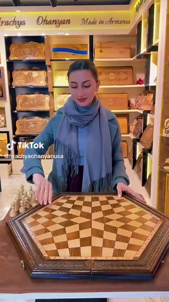 The most known three-player chess variant. It is played on a hexagonal board, which can be created by deforming and joining three normal half-chessboards. General rules There are three players, everyone against everyone. Move order: White, Red, Black. The game ends when someone is checkmated: who gave the checkmate wins (1 point), who got checkmated loses (0 points), and the third player gets 1/2 points. Details: Three-player chess. Movement of the pieces The pieces move like in standard chess a